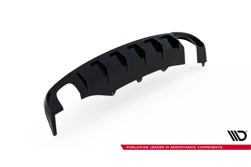 Maxton Design Heckdiffusor V.2 für Audi A4 B8 Hochglanz Schwarz – Ansicht 4