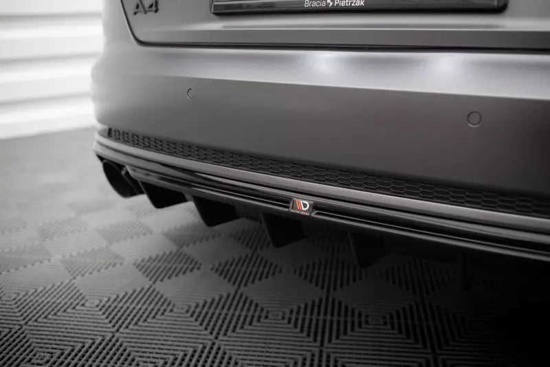 Maxton Design Heckdiffusor V.1 für Audi A4 S-line B9 Hochglanz schwarz – Ansicht 3