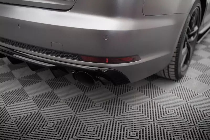 Maxton Design Heckdiffusor V.2 für Audi A4 S-line B9 Hochglanz schwarz – Ansicht 2