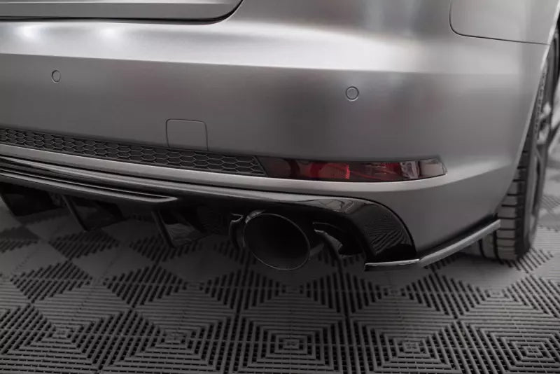 Maxton Design Heckdiffusor V.2 für Audi A4 S-line B9 Hochglanz schwarz – Ansicht 4