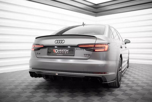 Maxton Design Heckdiffusor V.3 für Audi A4 S-line B9 Hochglanz schwarz – Ansicht 1