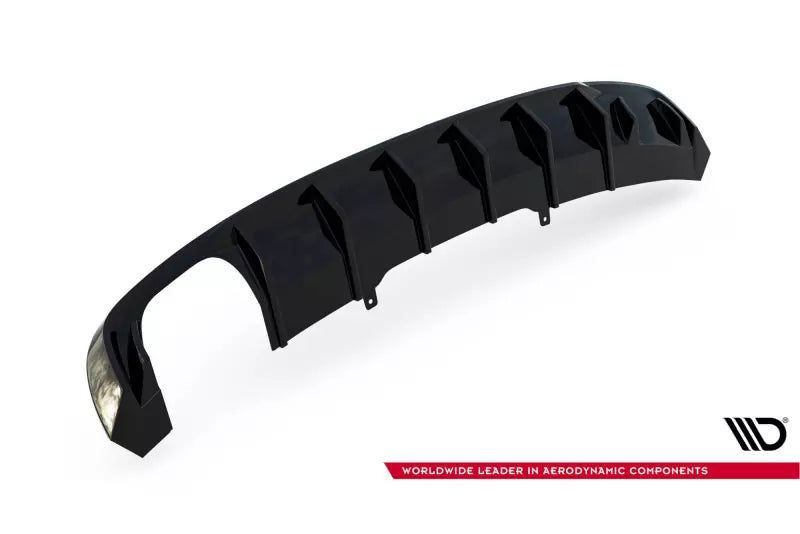 Maxton Design Heckdiffusor V.3 für Audi A4 S-line B9 Hochglanz schwarz – Ansicht 4