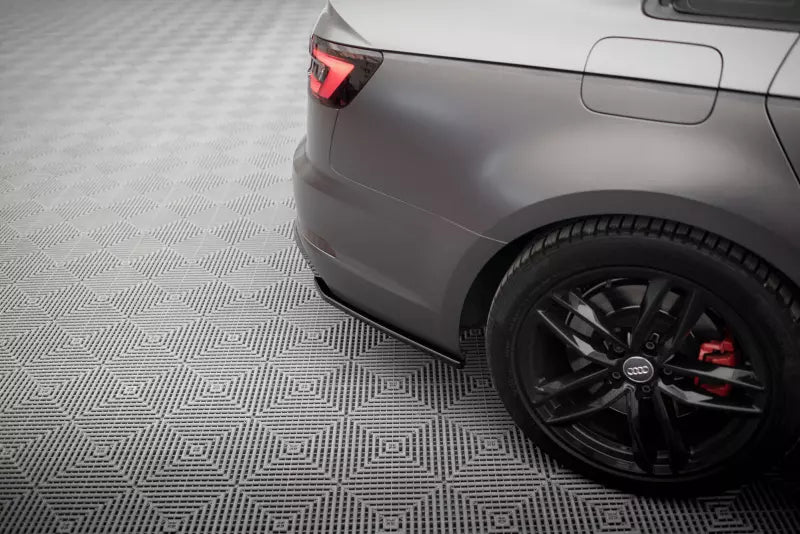 Maxton Design Diffusor Flaps V.3 für Audi A4 S-line B9 Hochglanz schwarz – Ansicht 4