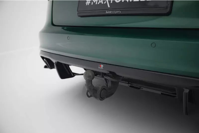 Maxton Design Heckdiffusor für Audi S6 / A6 S-line Avant C7 (2011-2014) Hochglanz schwarz – Ansicht 4