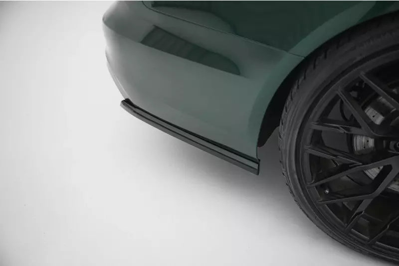 Maxton Design Diffusor Flaps V.3 für Audi A6 S-line Avant C7 Hochglanz schwarz – Ansicht 3