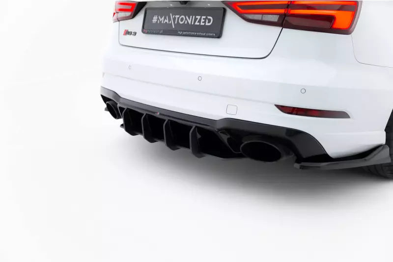 Maxton Design Street Pro Heckdiffusor V.2 für Audi RS3 Limousine 8V Facelift Schwarz – Ansicht 4