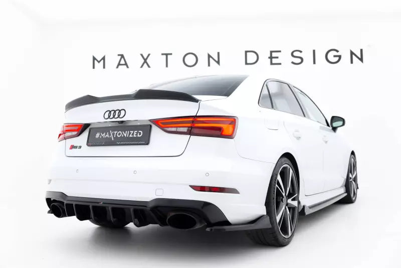 Maxton Design Heckdiffusor V.2 für Audi RS3 Limousine 8V Facelift Hochglanz schwarz – Ansicht 2