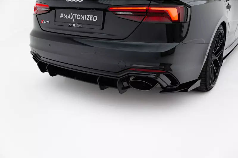 Maxton Design Street Pro Heckdiffusor für Audi RS5 Coupe / Sportback F5 Schwarz – Ansicht 1