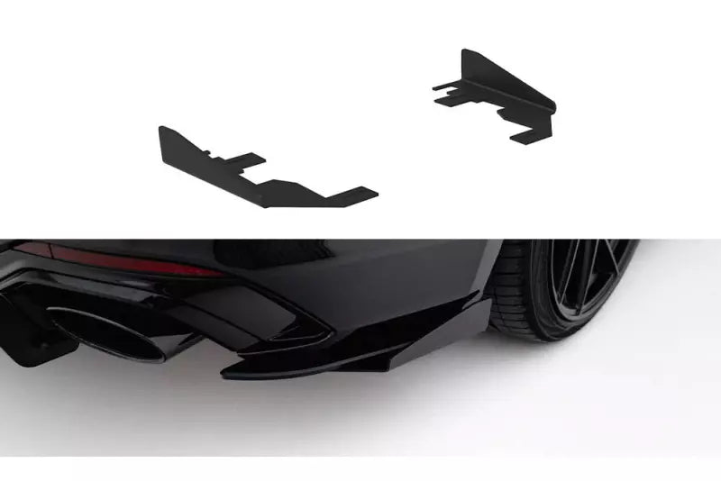 Maxton Design Street Pro Diffusor Flaps für Audi RS5 Sportback F5 Hochglanz schwarz – Ansicht 1