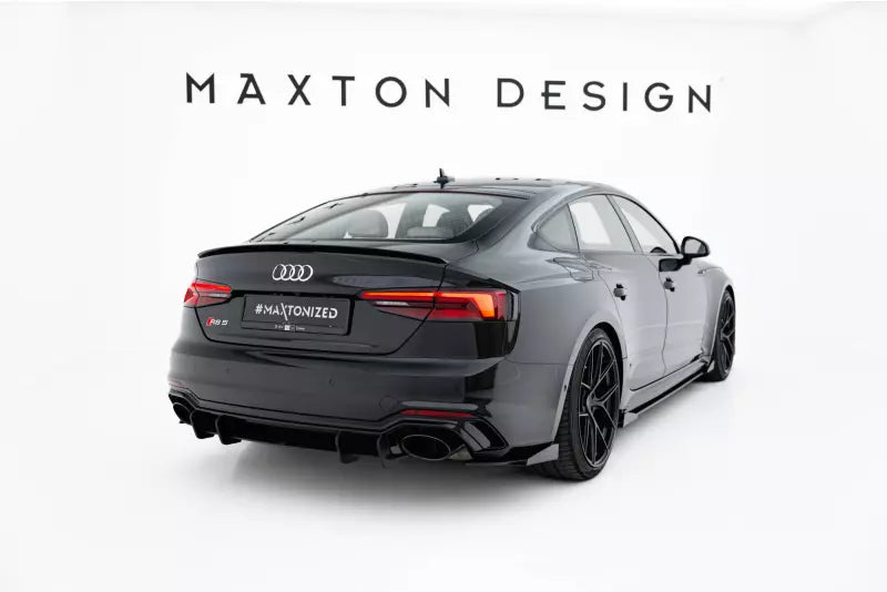 Maxton Design Street Pro Diffusor Flaps für Audi RS5 Sportback F5 Hochglanz schwarz – Ansicht 2