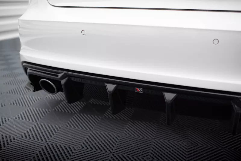 Maxton Design Heckdiffusor V.1 für Audi A3 S-Line Sportback 8V Hochglanz schwarz – Ansicht 2