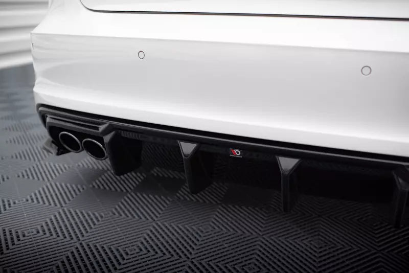 Maxton Design Heckdiffusor V.3 für Audi A3 S-Line Sportback 8V Hochglanz schwarz – Ansicht 2