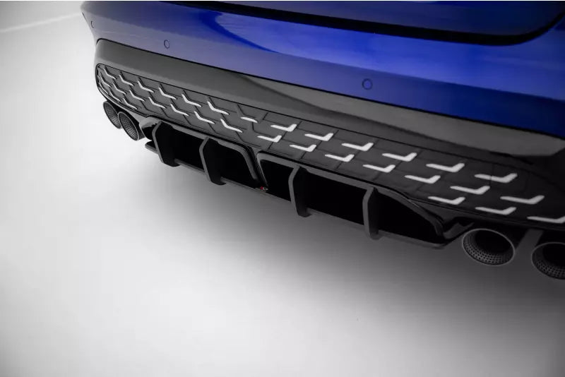 Maxton Design Street Pro Heckdiffusor für Audi S3 Limousine 8Y Facelift Schwarz – Ansicht 2