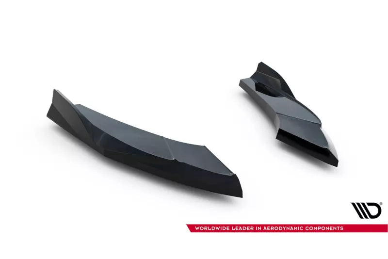 Maxton Design Diffusor Flaps V.2 für Audi S3 Limousine 8Y Facelift Hochglanz schwarz – Ansicht 4