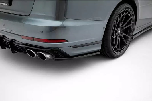 Maxton Design Diffusor Flaps für Audi S8 D5 Facelift Hochglanz schwarz – Ansicht 1