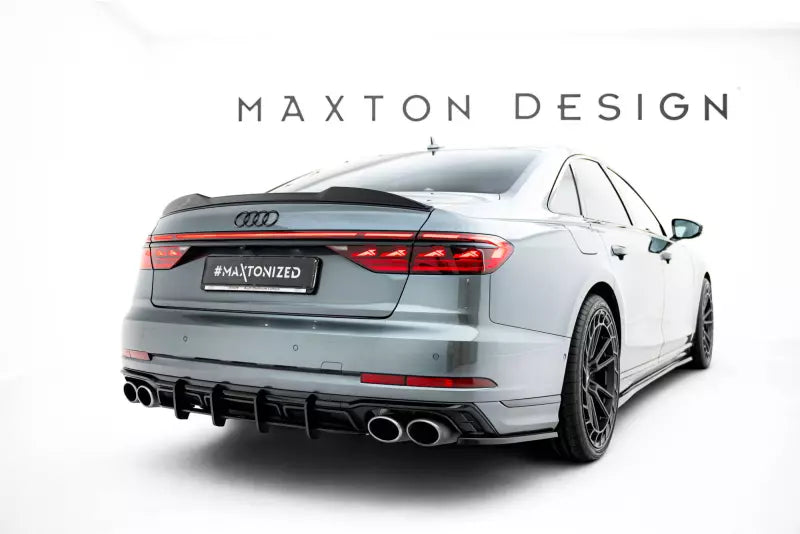 Maxton Design Diffusor Flaps für Audi S8 D5 Facelift Hochglanz schwarz – Ansicht 2