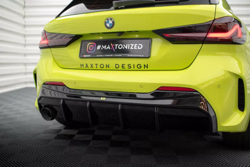 Maxton Design Heckdiffusor V.3 für BMW 1er F40 M-Paket Hochglanz schwarz – Ansicht 1