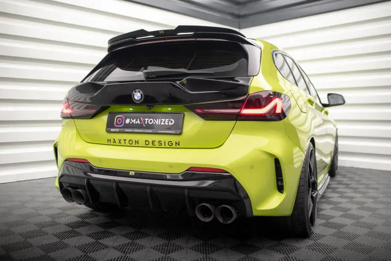 Maxton Design Heckdiffusor V.3 mit Milltek Sport Auspuff für BMW 1er F40 M135i Poliert 4 x 100mm – Ansicht 1