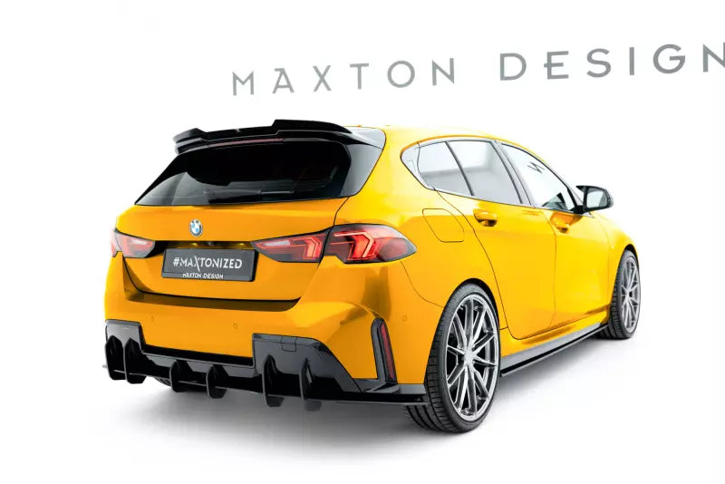 Maxton Design Street Pro Heckdiffusor für BMW 1er M-Paket F70 Schwarz – Ansicht 1