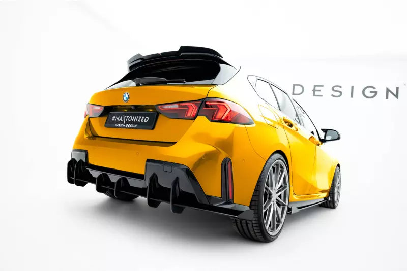 Maxton Design Diffusor Flaps für BMW 1er M-Paket F70 Hochglanz schwarz – Ansicht 4