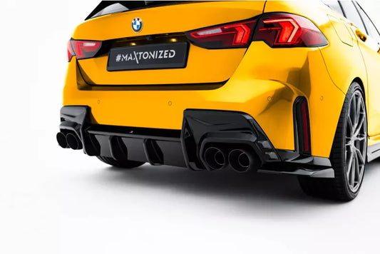 Maxton Design Heckdiffusor V.4 für BMW 1er M-Paket F70 Hochglanz schwarz – Ansicht 1