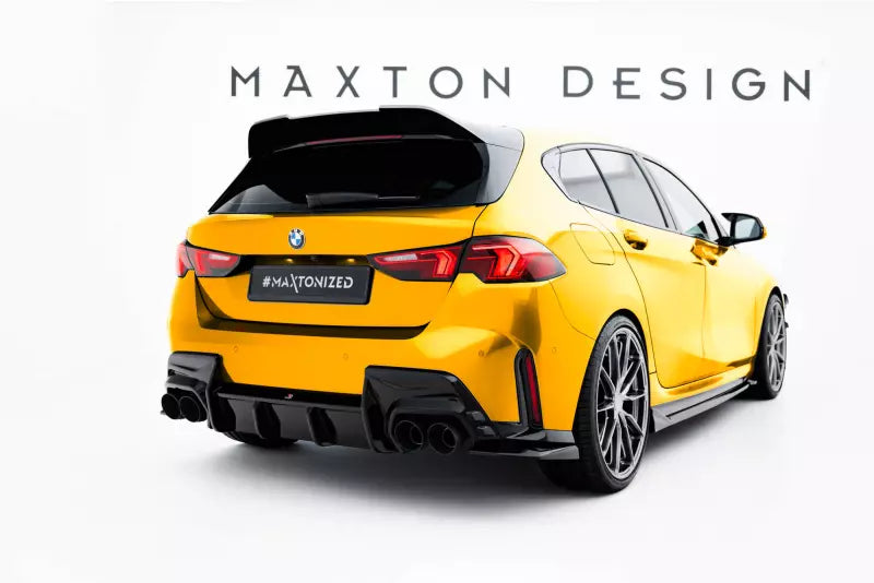 Maxton Design Heckdiffusor V.4 für BMW 1er M-Paket F70 Hochglanz schwarz – Ansicht 2