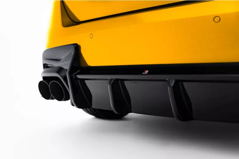 Maxton Design Heckdiffusor V.4 für BMW 1er M-Paket F70 Hochglanz schwarz – Ansicht 3