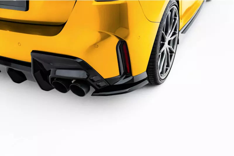 Maxton Design Diffusor Flaps V.1 für BMW 1er M-Paket F70 Hochglanz schwarz – Ansicht 1