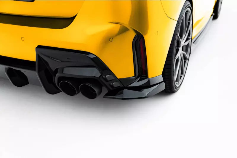 Maxton Design Diffusor Flaps V.2 für BMW 1er M-Paket F70 Hochglanz schwarz – Ansicht 1