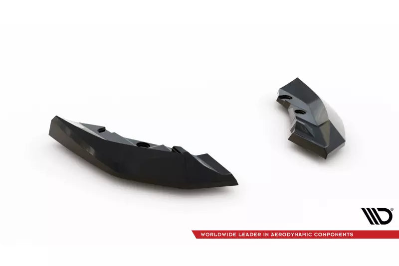 Maxton Design Diffusor Flaps V.2 für BMW 1er M-Paket F70 Hochglanz schwarz – Ansicht 4