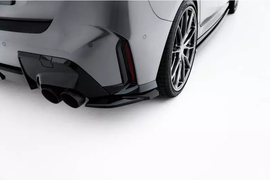 Maxton Design Diffusor Flaps V.4 für BMW M135i F70 Hochglanz schwarz – Ansicht 1