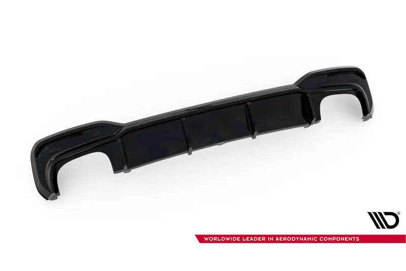Maxton Design Heckdiffusor für BMW M550i / 5er M-Paket G30 Limousine / G31 Touring (2017-2020) Hochglanz schwarz – Ansicht 4