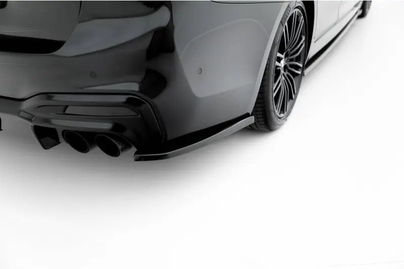 Maxton Design Diffusor Flaps für BMW M550i Limousine G30 Hochglanz schwarz – Ansicht 3