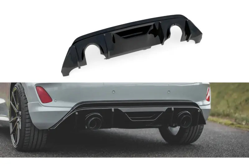 Maxton Design Heckdiffusor mit Milltek Sportauspuff für Ford Fiesta ST Mk8 – Ansicht 1