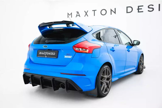 Maxton Design Street Pro Heckdiffusor V.2 für Ford Focus RS Mk3 (US-Version) Schwarz – Ansicht 1