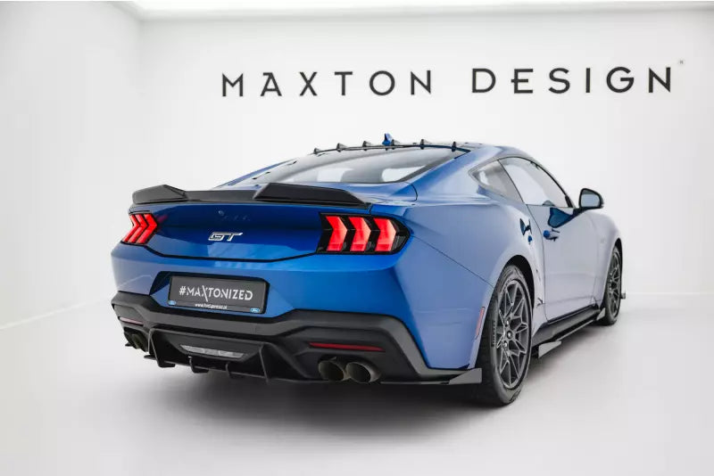 Maxton Design Street Pro Heckdiffusor für Ford Mustang GT Mk7 Schwarz – Ansicht 1