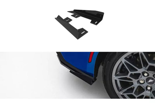 Maxton Design Diffusor Flaps für Ford Mustang GT Mk7 Hochglanz schwarz – Ansicht 1