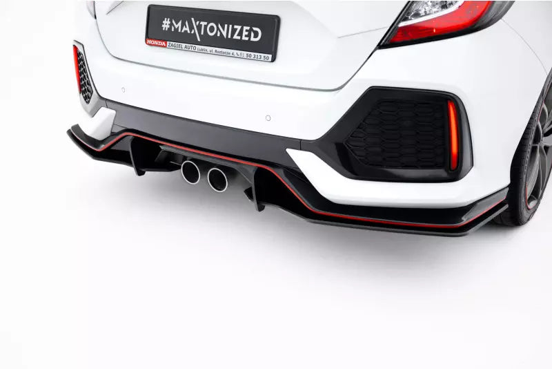 Maxton Design Street Pro Diffusor Flaps für Honda Civic Sport Mk 10 Schwarz – Ansicht 2