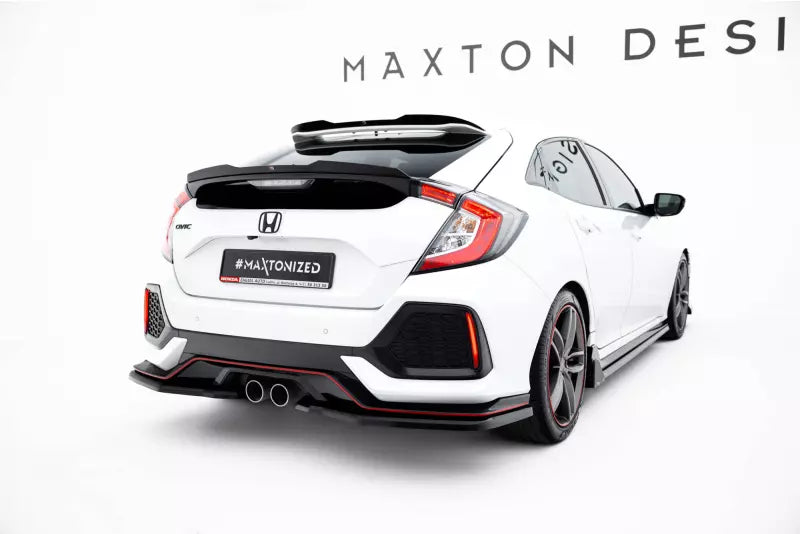 Maxton Design Heckdiffusor für Honda Civic Sport Mk 10 Hochglanz schwarz – Ansicht 2