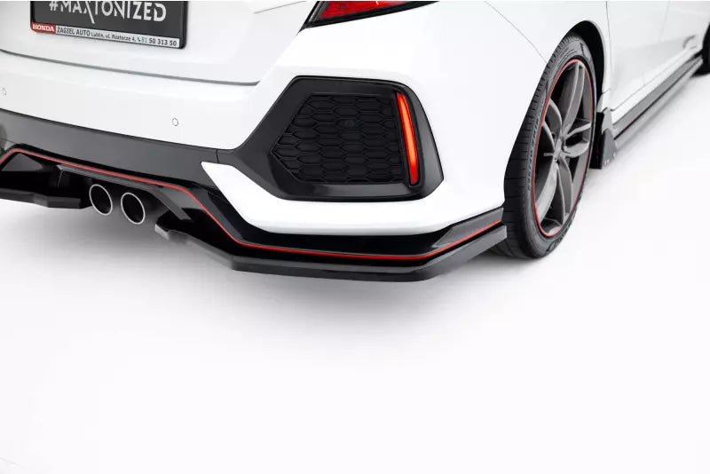 Maxton Design Heckdiffusor für Honda Civic Sport Mk 10 Hochglanz schwarz – Ansicht 3
