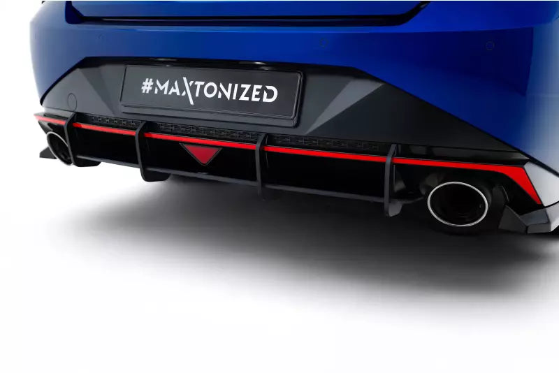 Maxton Design Street Pro Heckdiffusor für Hyundai Elantra N Mk7 Schwarz – Ansicht 2
