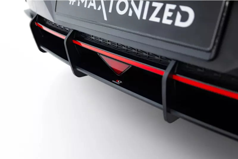 Maxton Design Street Pro Heckdiffusor für Hyundai Elantra N Mk7 Schwarz – Ansicht 3