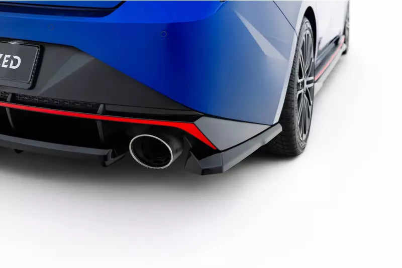 Maxton Design Diffusor Flaps für Hyundai Elantra N Mk7 Hochglanz schwarz – Ansicht 1