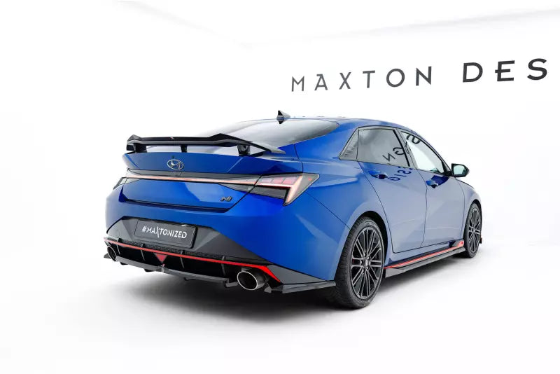 Maxton Design Diffusor Flaps für Hyundai Elantra N Mk7 Hochglanz schwarz – Ansicht 3
