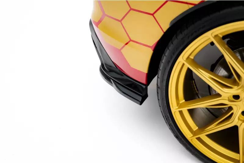 Maxton Design Diffusor Flaps V.3 für VW Golf 8 GTI Clubsport Facelift Hochglanz schwarz – Ansicht 3