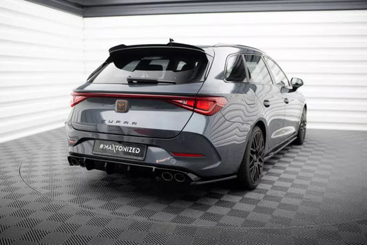 Maxton Design Heckdiffusor für Cupra Leon ST Mk1 schwarz Hochglanz (Passend für Fahrzeuge mit Anhängerkupplung) Hochglanz schwarz – Ansicht 1
