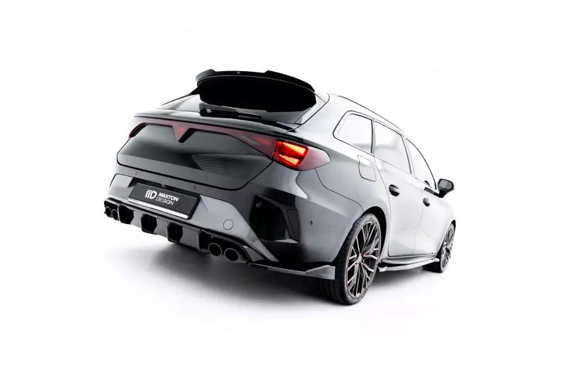 Maxton Design Heckdiffusor für Cupra Leon ST Mk1 schwarz Hochglanz (Passend für Fahrzeuge mit Anhängerkupplung) Hochglanz schwarz – Ansicht 4