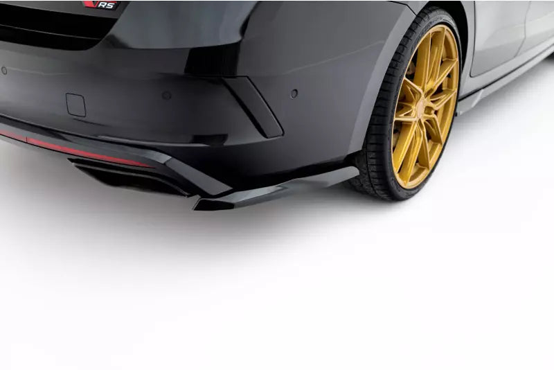 Maxton Design Diffusor Flaps V.5 für Skoda Octavia RS Liftback / Combi Mk4 / Mk4 Facelift Hochglanz schwarz – Ansicht 1