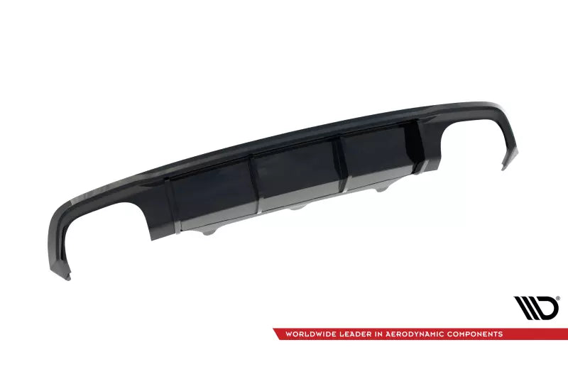 Maxton Design Heckdiffusor V.4 für Audi S6 / A6 S-line Avant C7 (2011-2014) Hochglanz schwarz – Ansicht 3