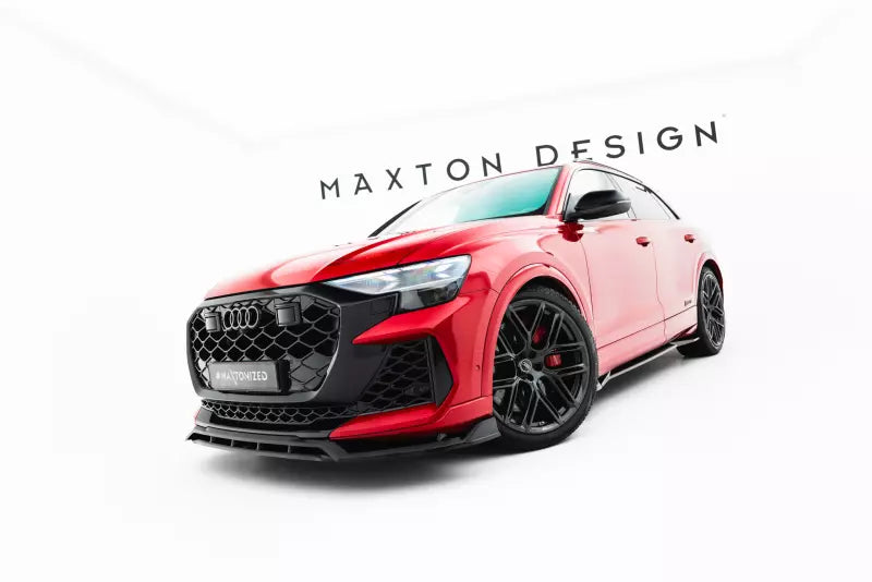 Maxton Design Frontlippe für Audi RSQ8 Mk1 Facelift Hochglanz schwarz – Ansicht 2